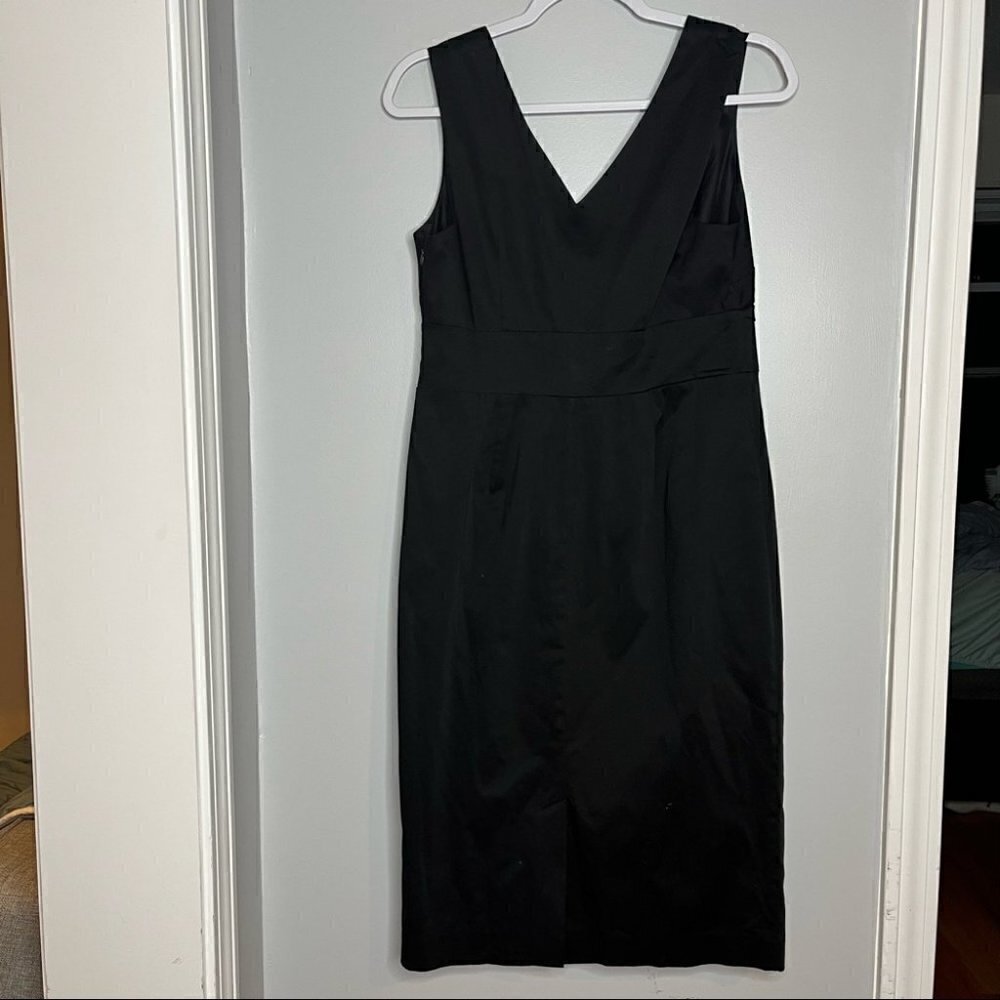 Boden Classic Black Smart Shift Dress Sleeveless - Picture 4 of 6